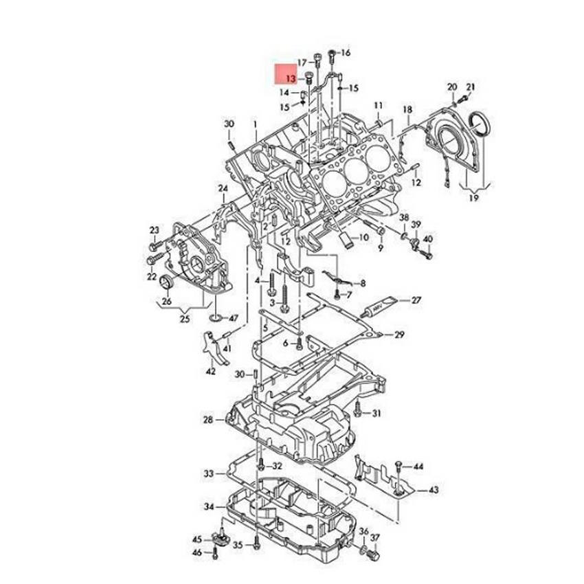 Audi VW Engine Oil Pressure Check Valve 059103175F